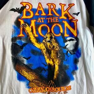 vintage 1984 OZZY OSBOURNE Bark At The Moon World Tour 3/4 sleeve tee shirt M